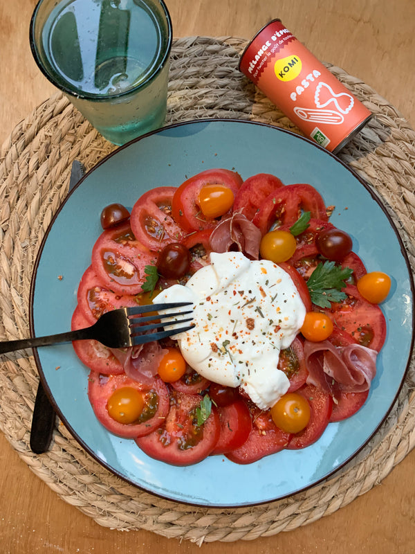 La recette simple et rapide de la tomate burrata